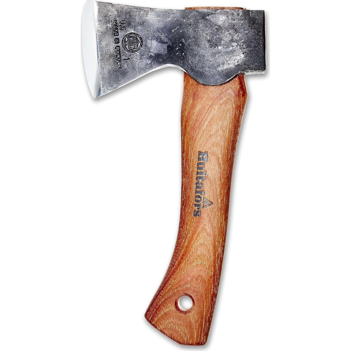 Hacha Mini de Escalada Hultafors 75mm con Funda de Cuero