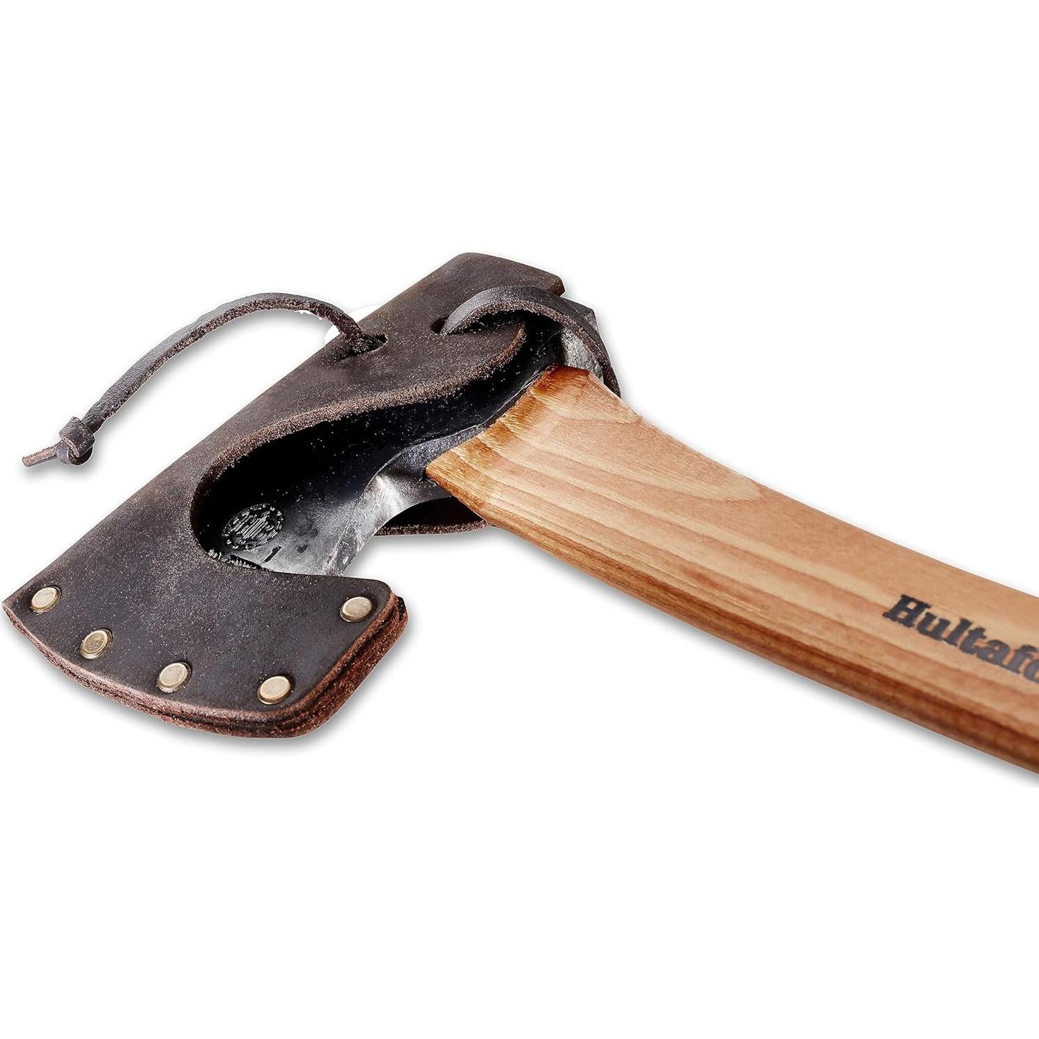 Hacha de Trekking Hultafors 375 mm con Funda de Cuero