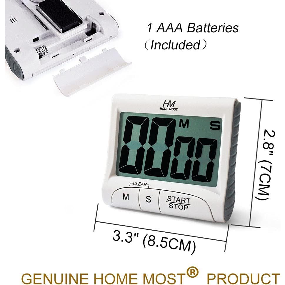 Temporizador de Cocina Digital HOME MOST - Pantalla 7.6 cm
