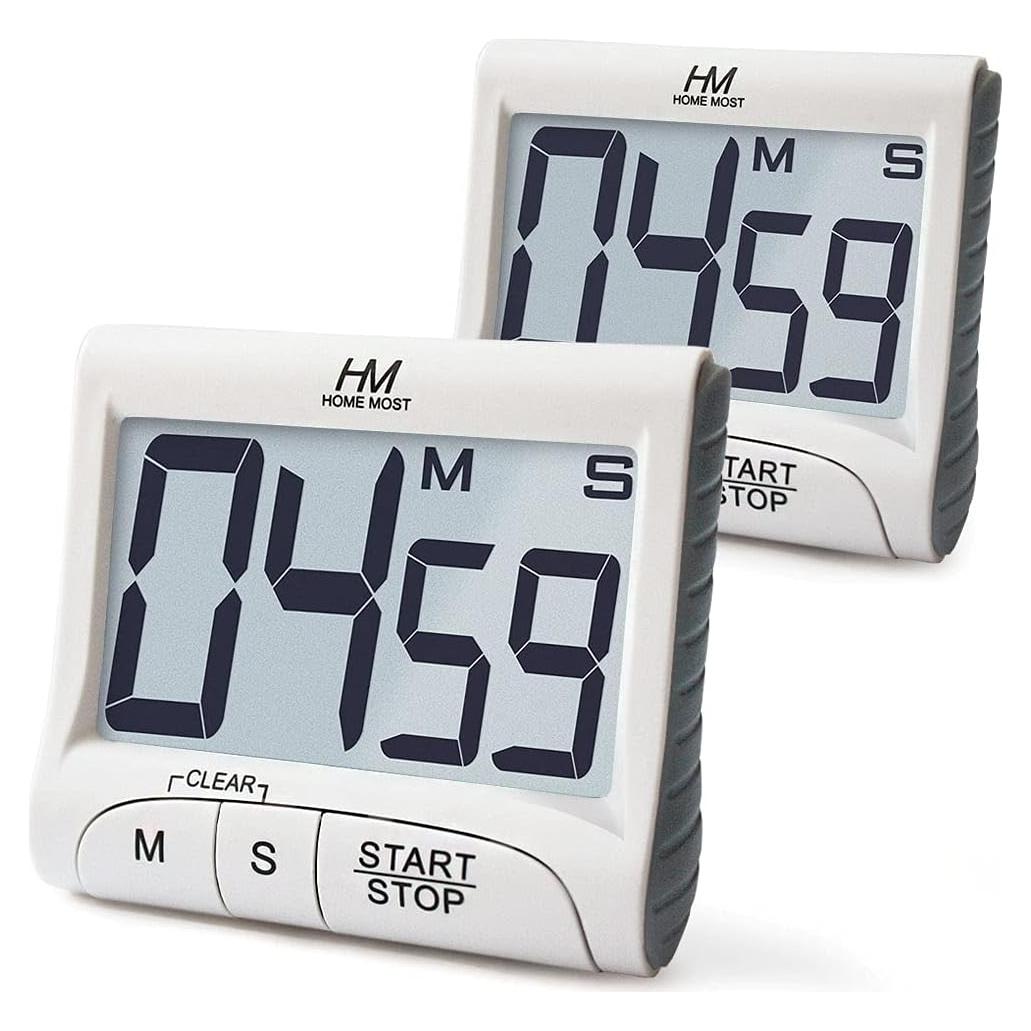 Temporizadores de Cocina Digitales HOME MOST - Pantalla 7.62 cm