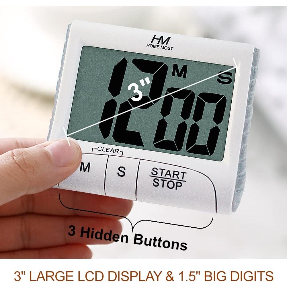 Temporizadores de Cocina Digitales HOME MOST - Pantalla 7.62 cm