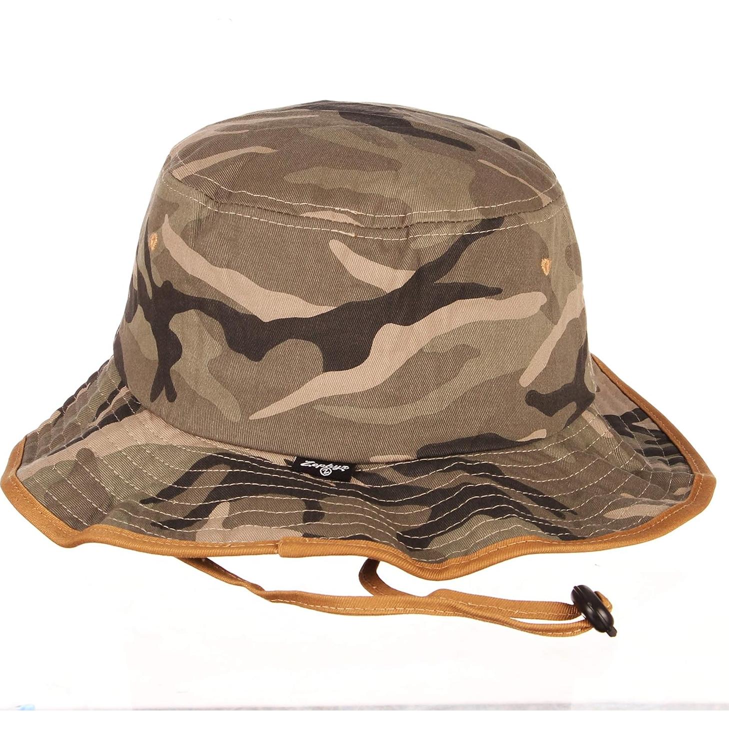 Sombrero de Cubo Machete para Hombres Camuflaje Grande