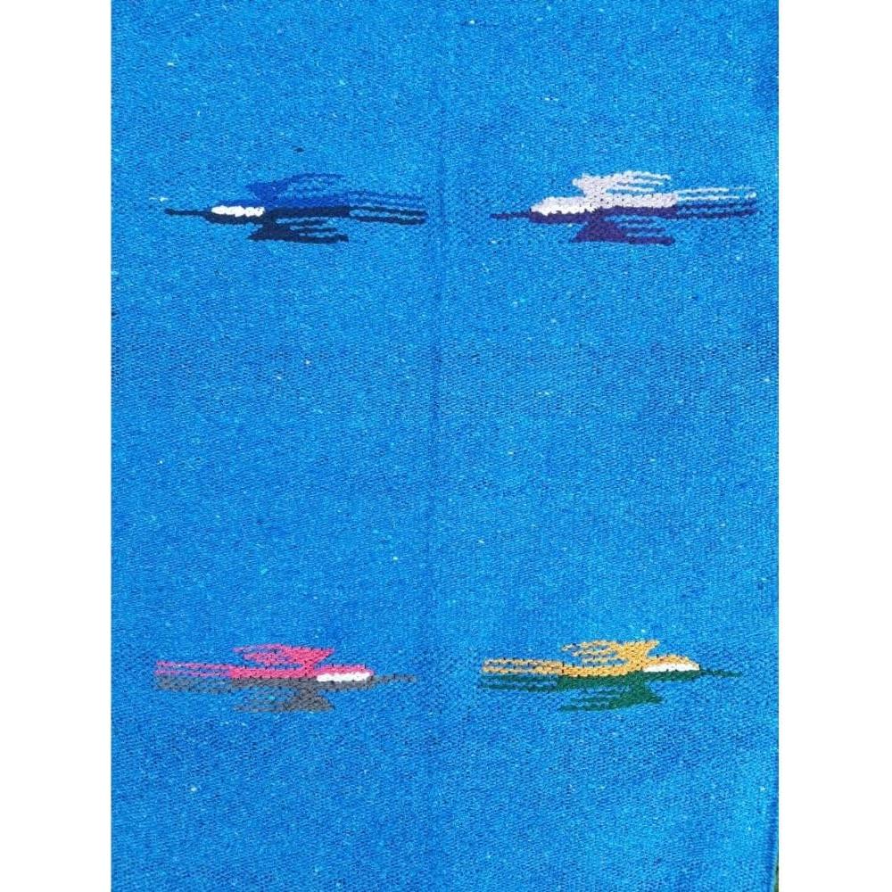 Manta de Yoga Gruesa Open Road Goods Thunderbird XL Azul Aqua