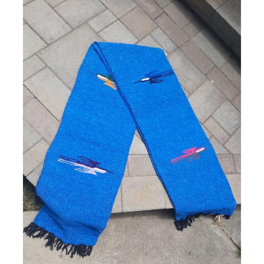 Manta de Yoga Gruesa Open Road Goods Thunderbird XL Azul Aqua