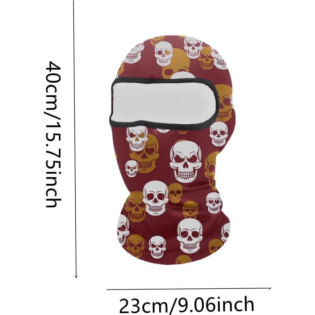 Máscara Balaclava Calavera UV para Motociclismo y Ciclismo