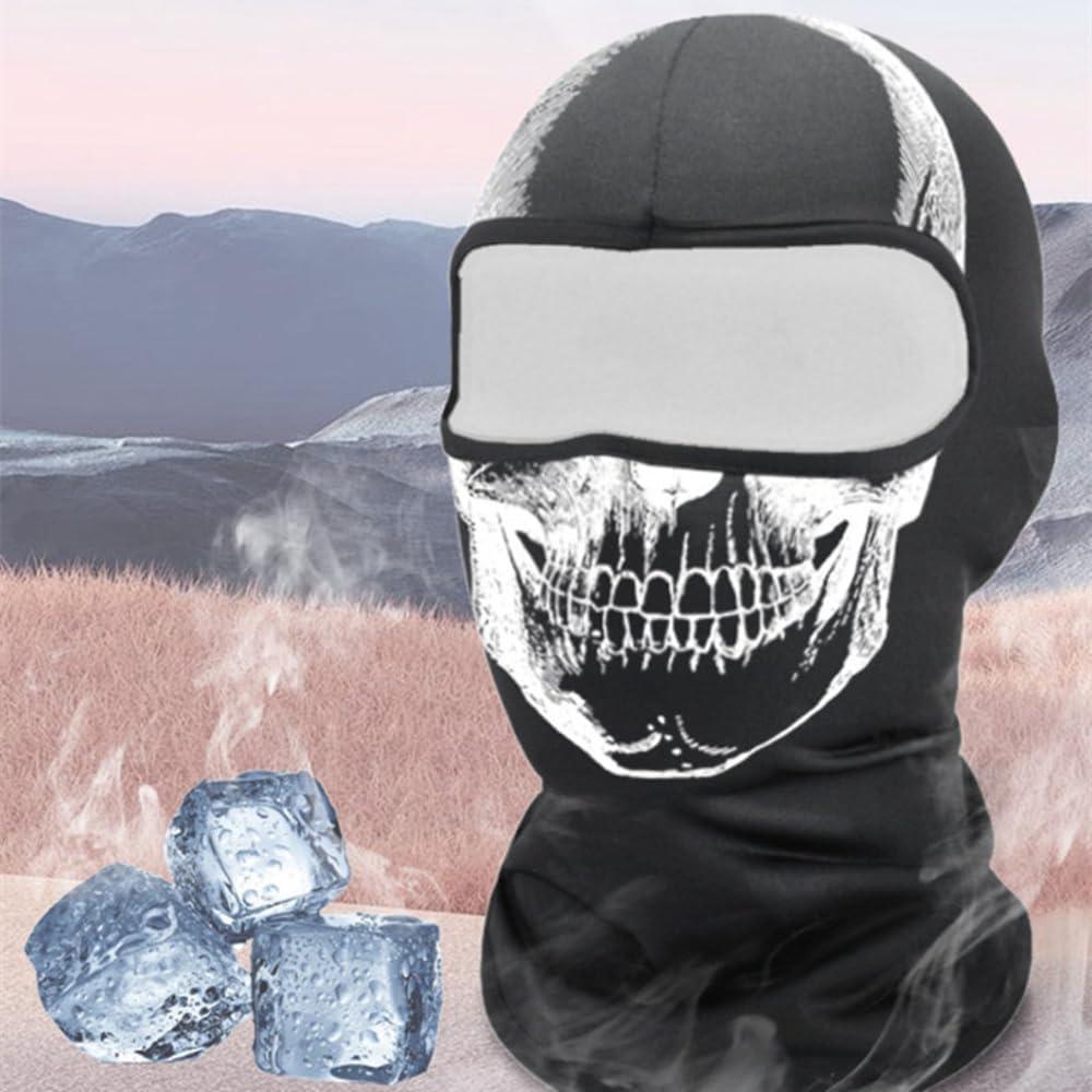Máscara Balaclava Calavera UV para Motociclismo y Ciclismo