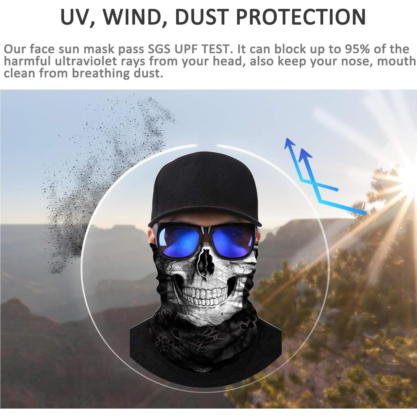 Máscara Facial de Calavera JOEYOUNG UV Multifuncional 3D