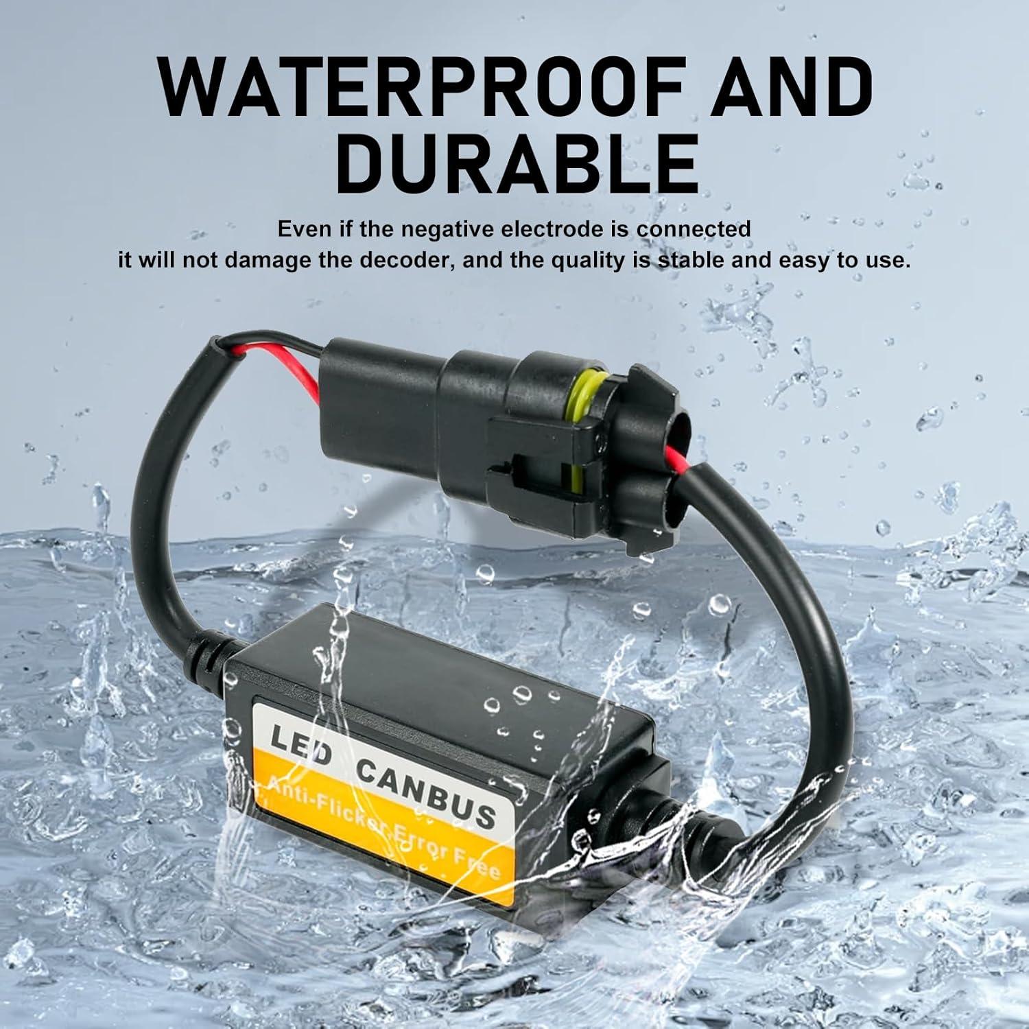 Pack 2 Decodificadores LED AWGUKA 9006 HB4 9012 Antiflicker