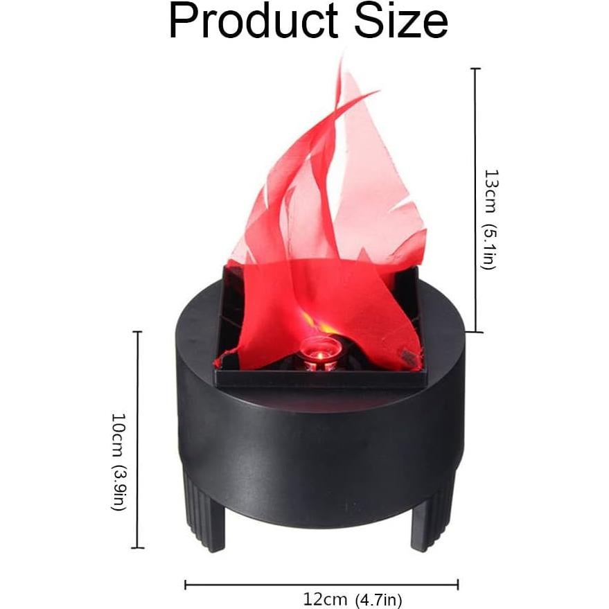Luz de Llama Falsa LED 3D Lancoon, Efecto Fogata 13cm