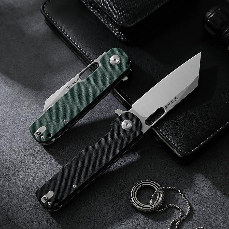 Cuchillo Plegable Ganzo G770-BK Acero D2 Mango G10 Negro