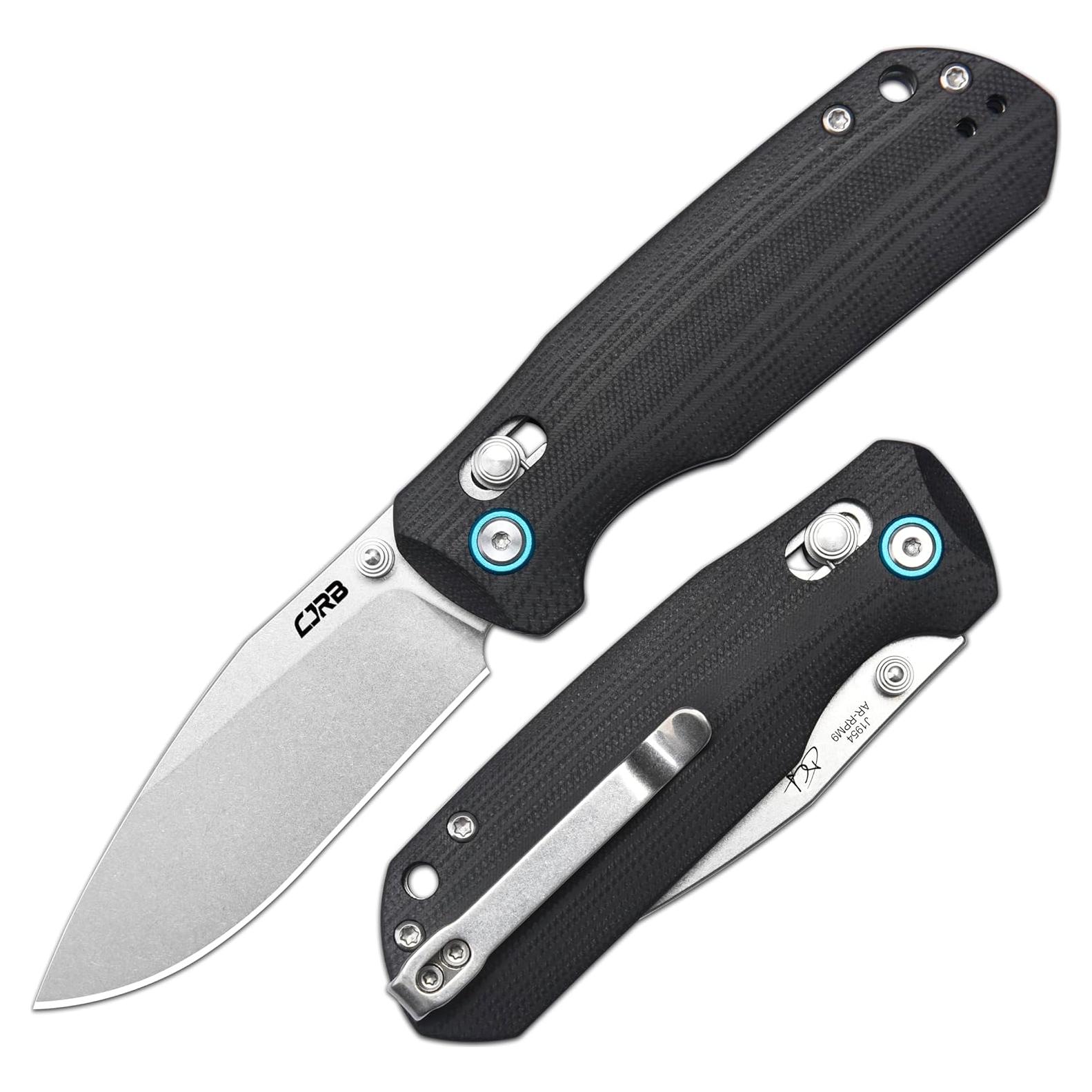 Cuchillo de Bolsillo CJRB Maximal 7.49 cm Acero AR-RPM9 Negro