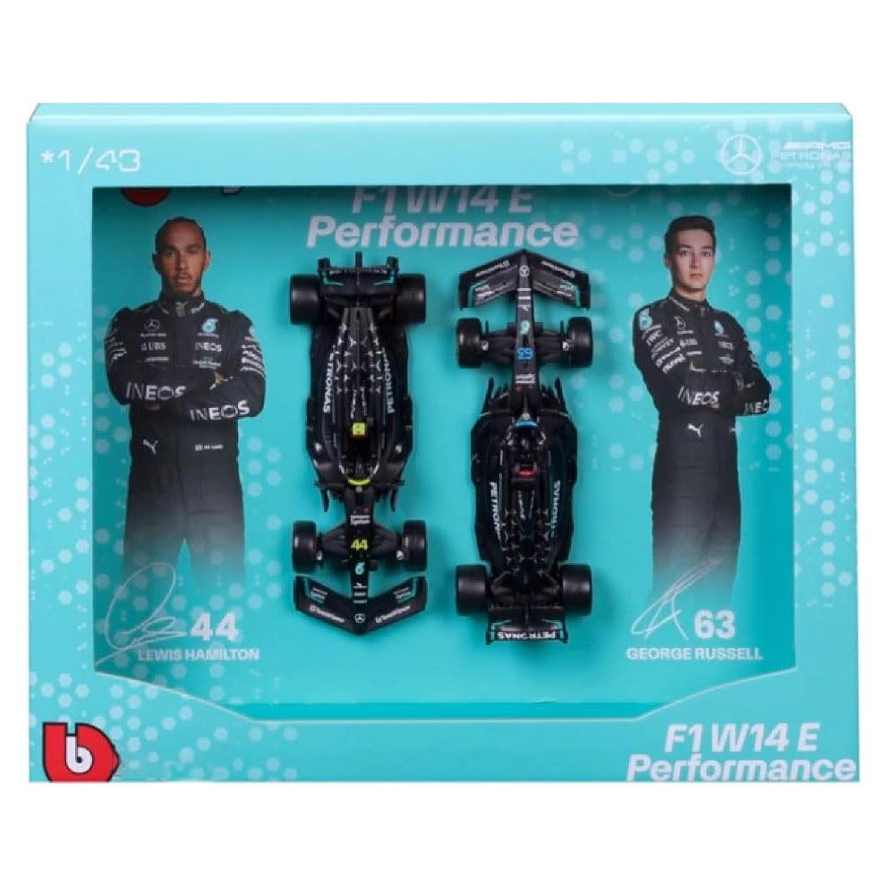 Modelo de Coche Diecast 1:43 F1 Xiangtat W14 Hamilton Russell