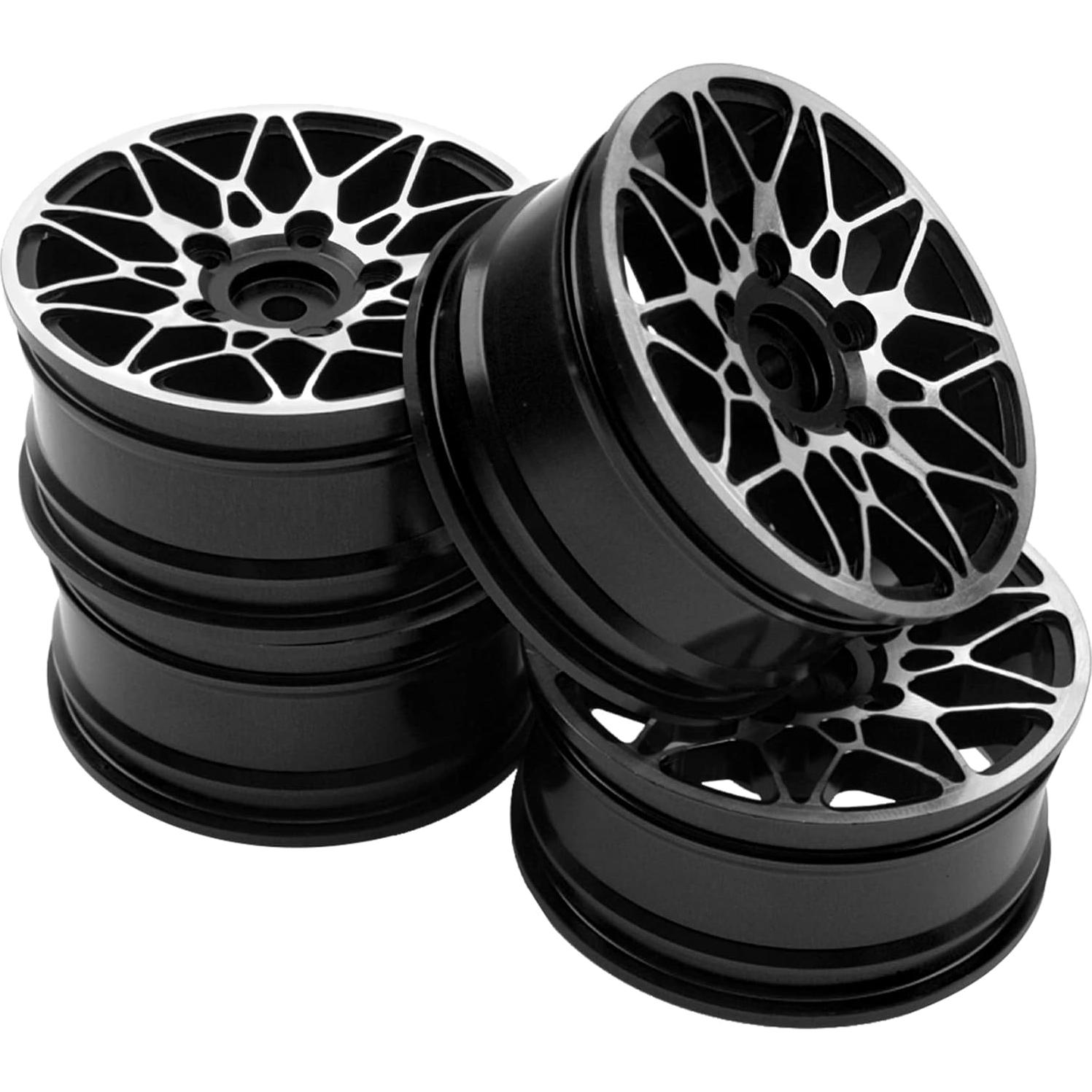 Llantas de Metal RC 1/10 ShareGoo 52mm 26mm Hex 12mm Negro