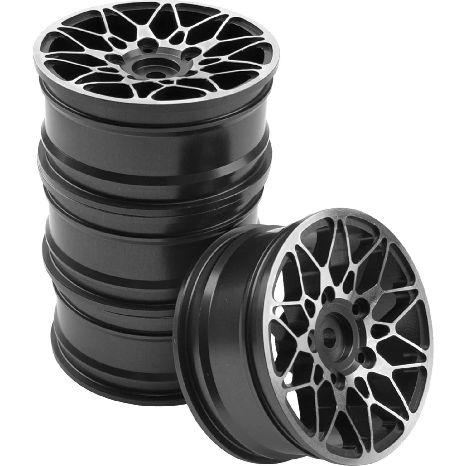 Llantas de Metal RC 1/10 ShareGoo 52mm 26mm Hex 12mm Negro