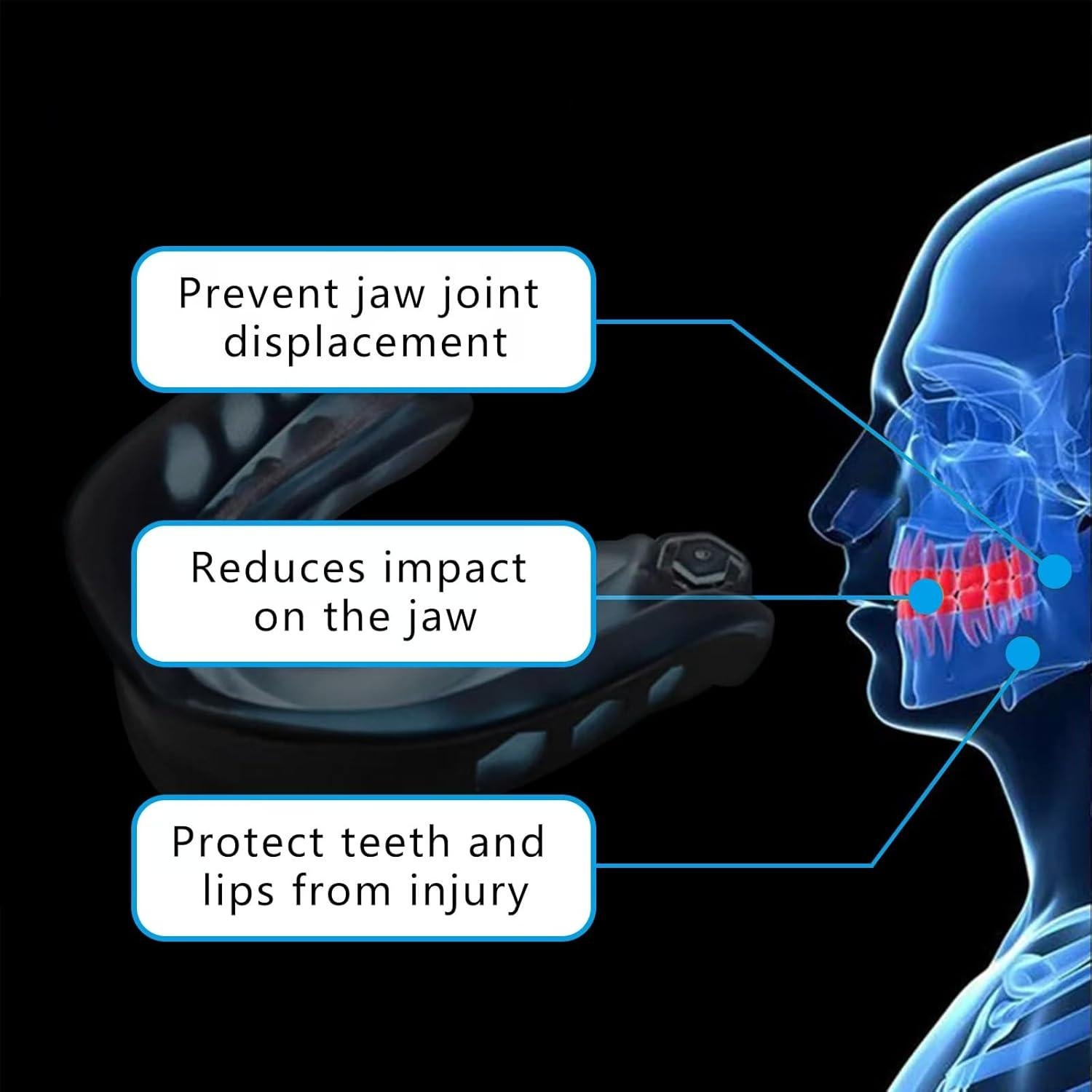 Protector Bucal Deportivo KLASHE para Niños 4-7 Años - Paquete de 2