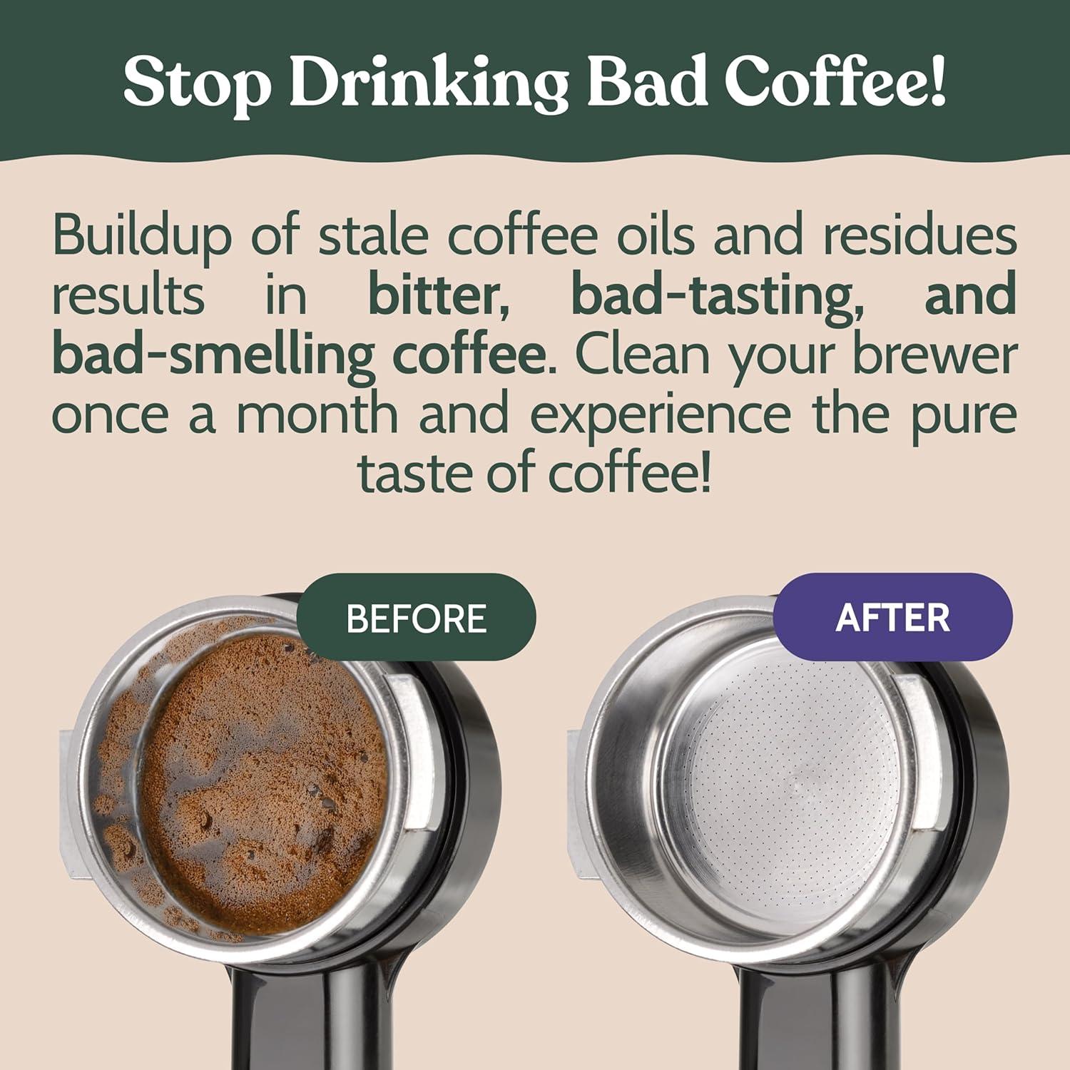 Tabletas de limpieza para máquina de espresso Roobi - 100 unidades