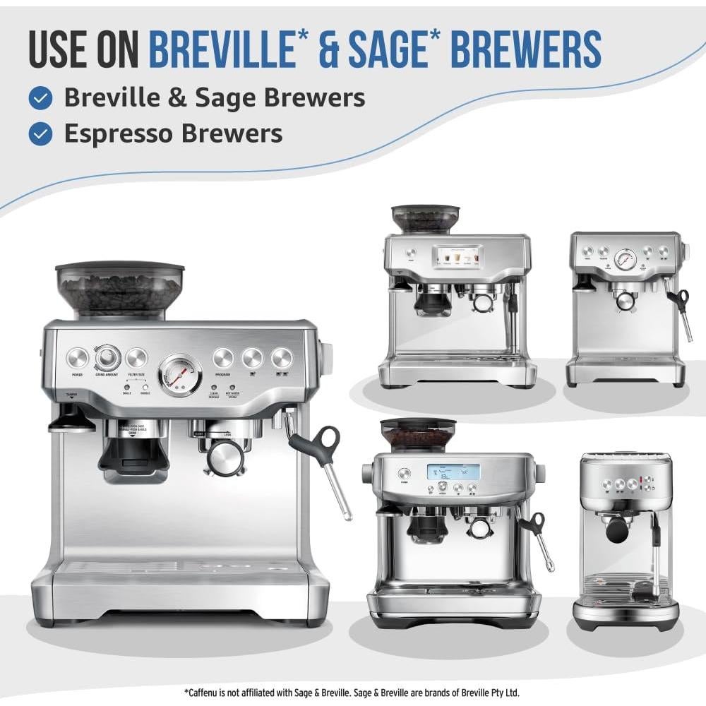 Tabletas de limpieza Caffenu para máquinas Breville 10x 19.94g