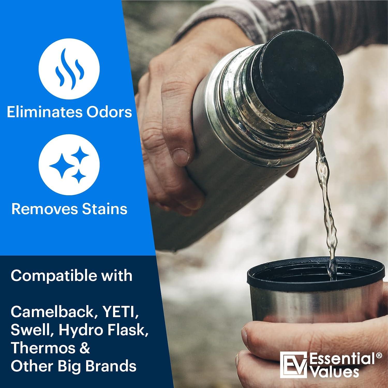 Limpiador de Botellas Essential Values - 24 Tabletas Biodegradables