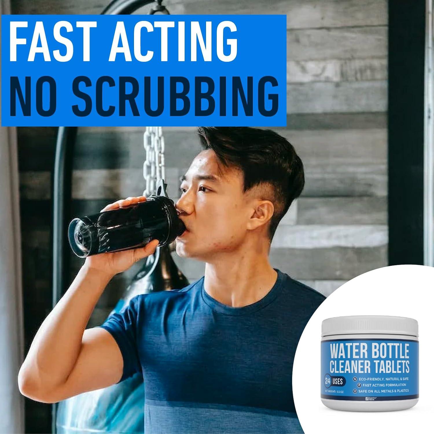 Limpiador de Botellas Essential Values - 24 Tabletas Biodegradables