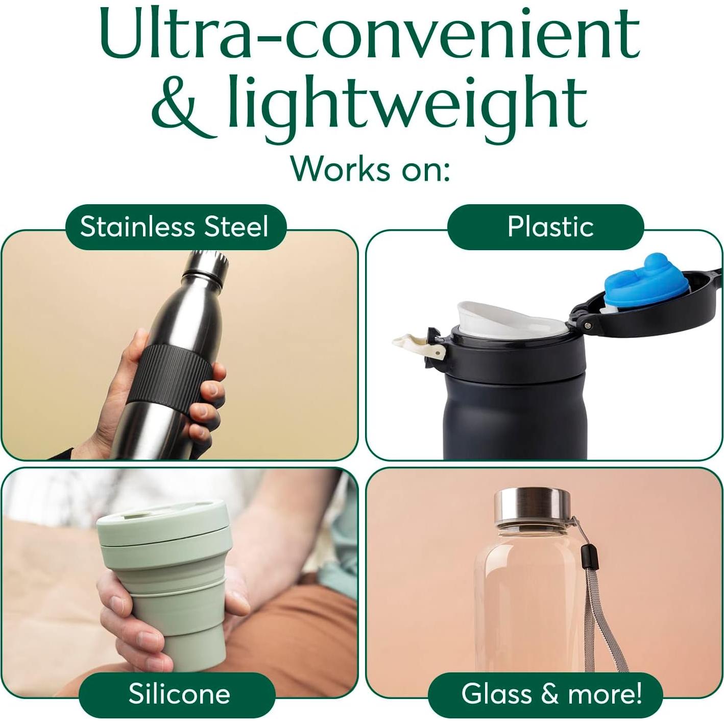 Tabletas Limpiadoras de Botellas Cleanomic - Paquete de 12