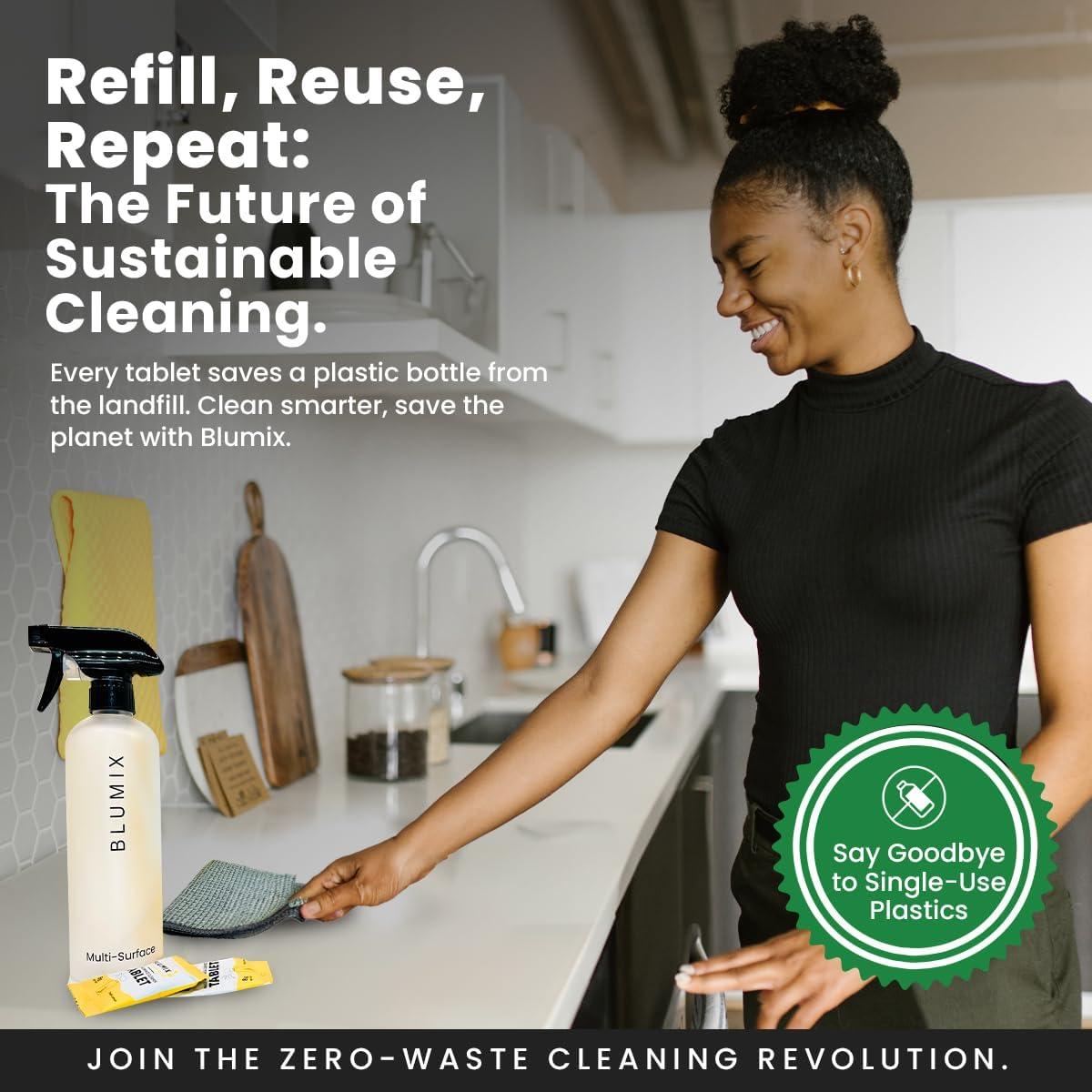 Paquete de 6 Tabletas de Limpieza Ecológicas Blumix - Aroma Limón