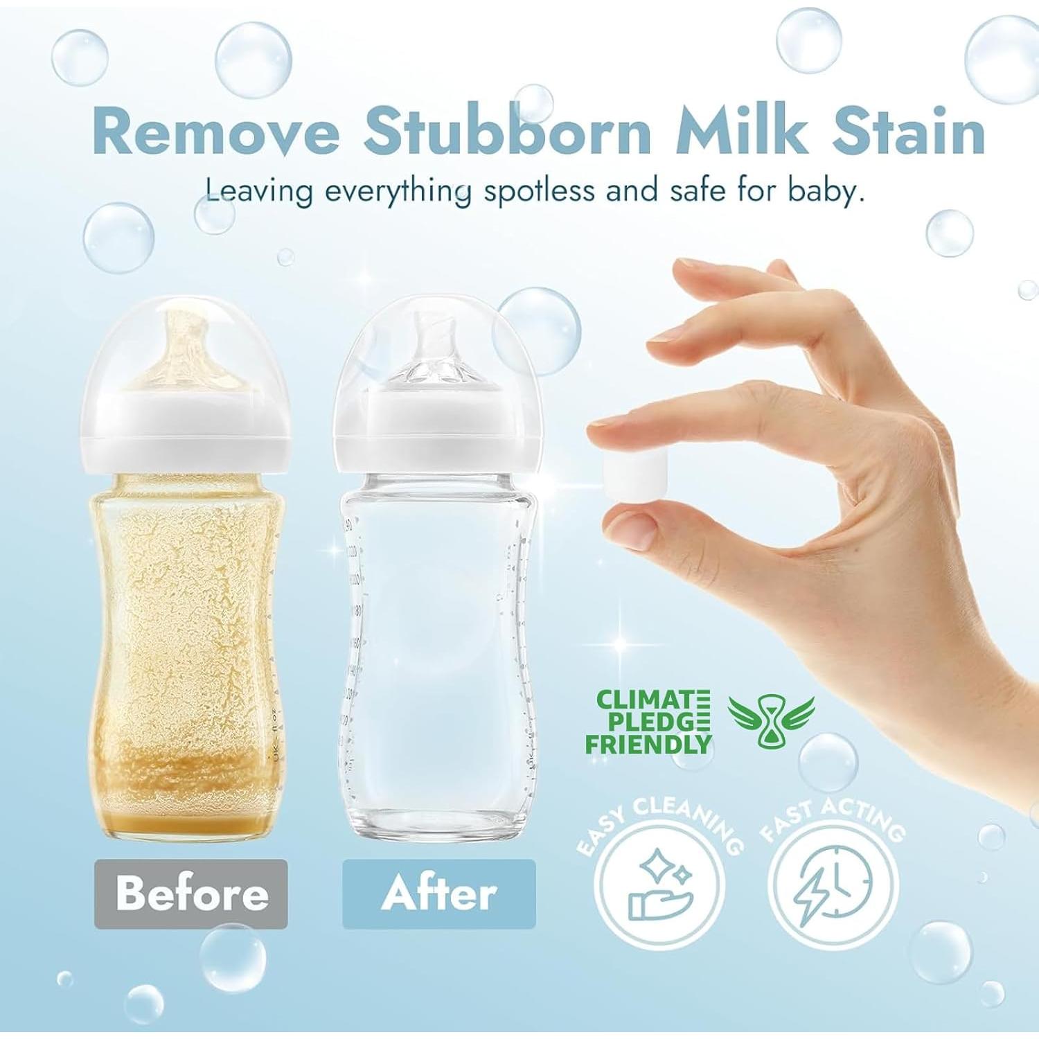 Tabletas de Jabón Detergente Papablic 60 Pcs para Biberones