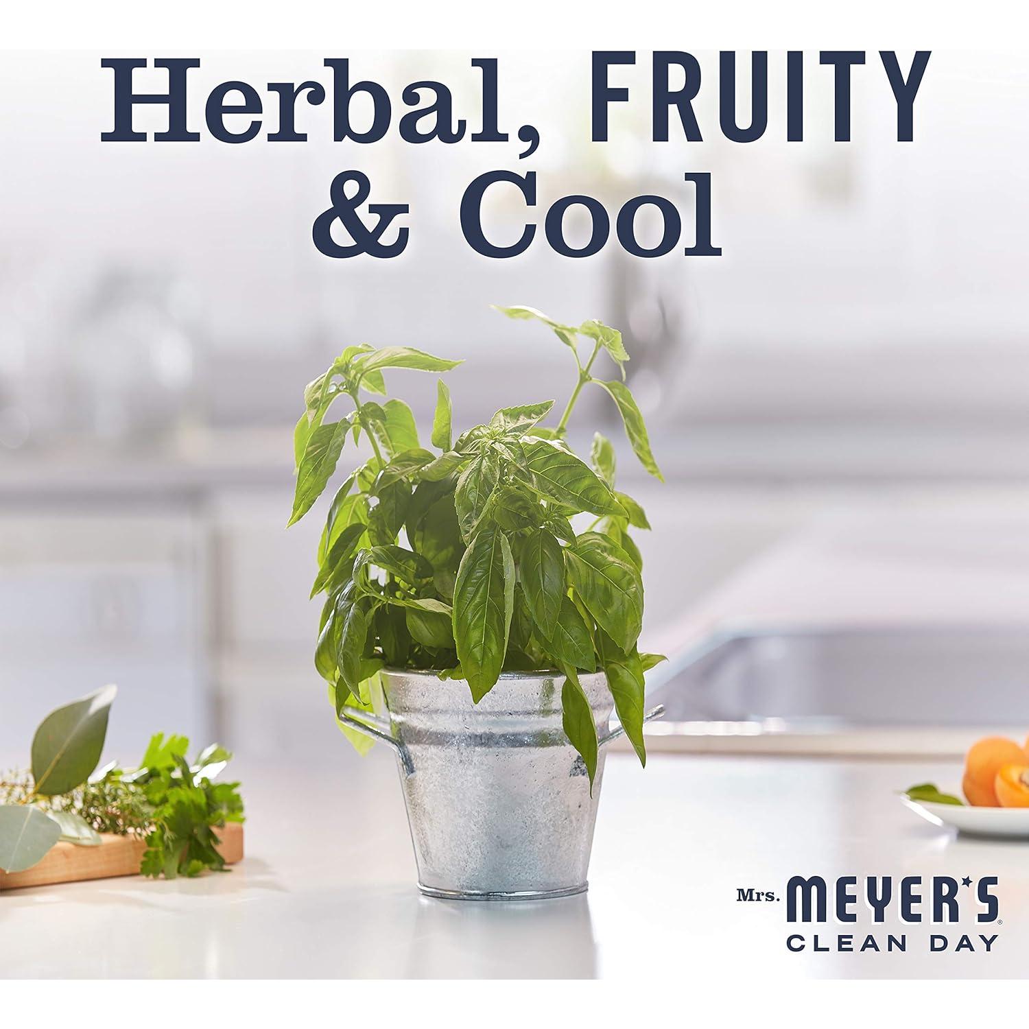 Paquetes de Lavavajillas Automáticos Mrs. Meyer's Albahaca 360g - 2 Pk