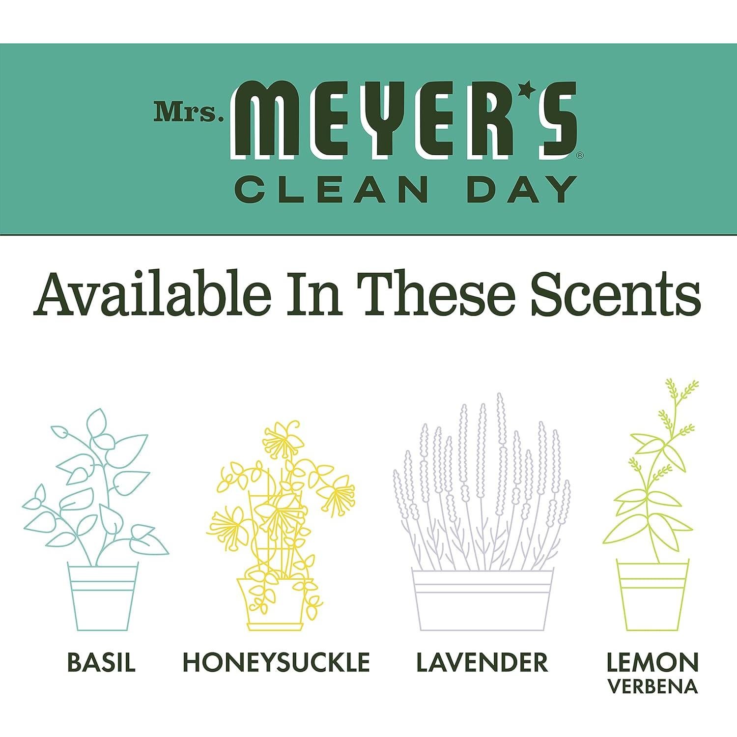 Paquetes de Lavavajillas Automáticos Mrs. Meyer's Albahaca 360g - 2 Pk