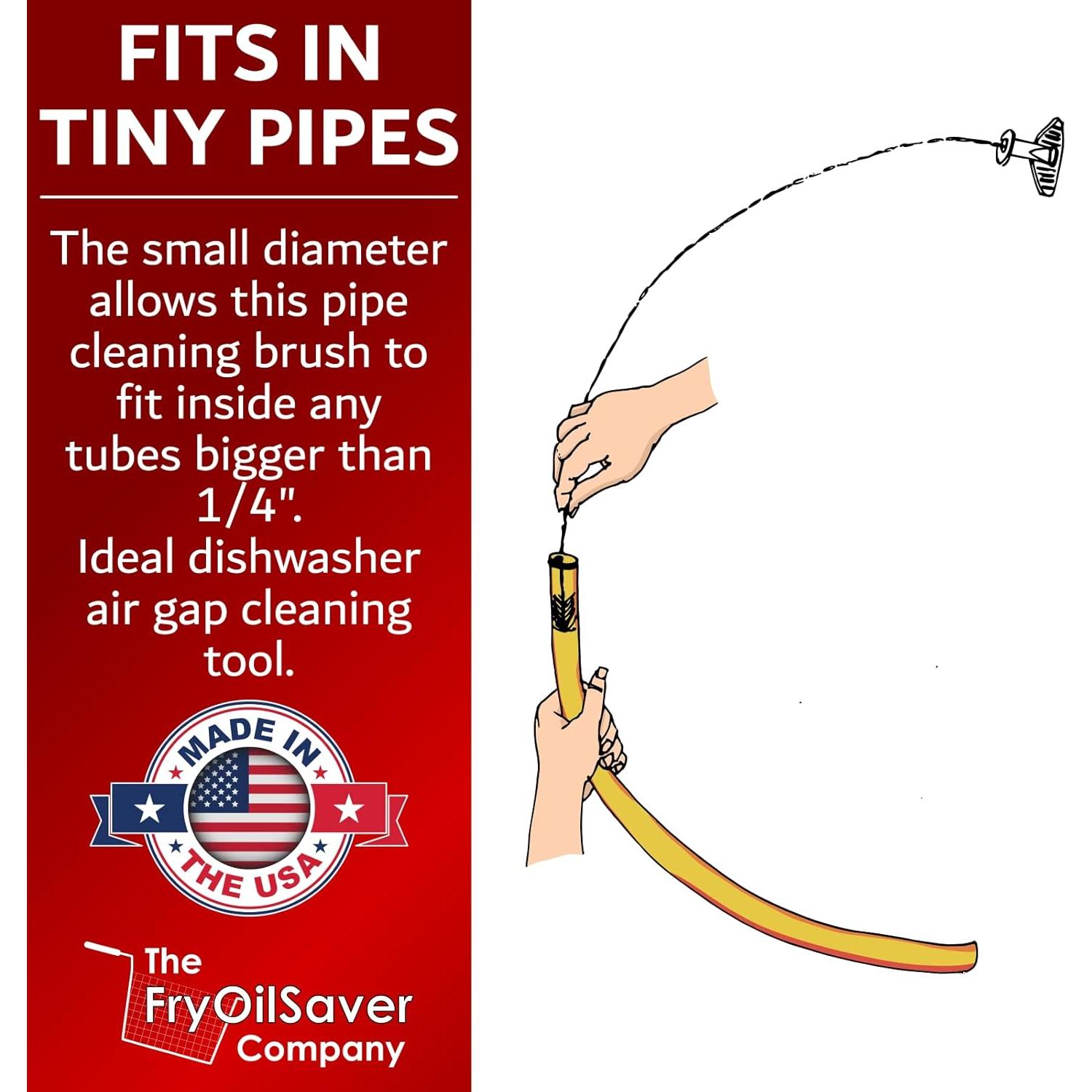 Cepillo de Limpieza de Tuberías 48" FryOilSaver B291C