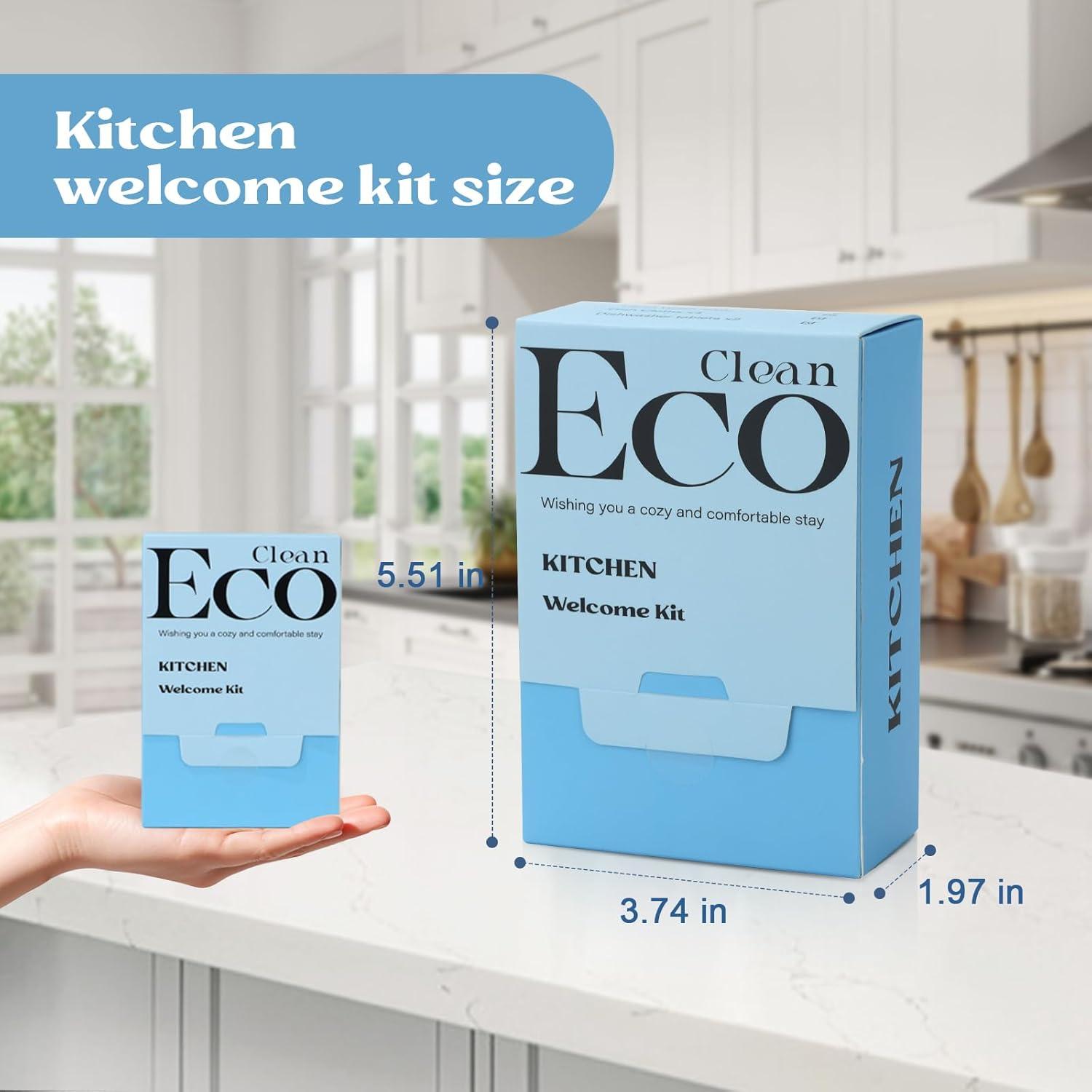 Kit de Limpieza de Cocina Ecoglobal 20 Cajas Portátiles