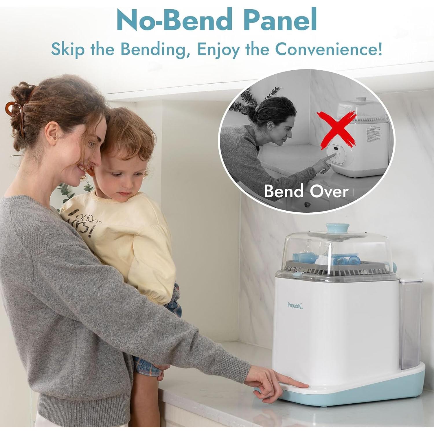 Lavadora y Esterilizador de Botellas Papablic Pro 4 en 1