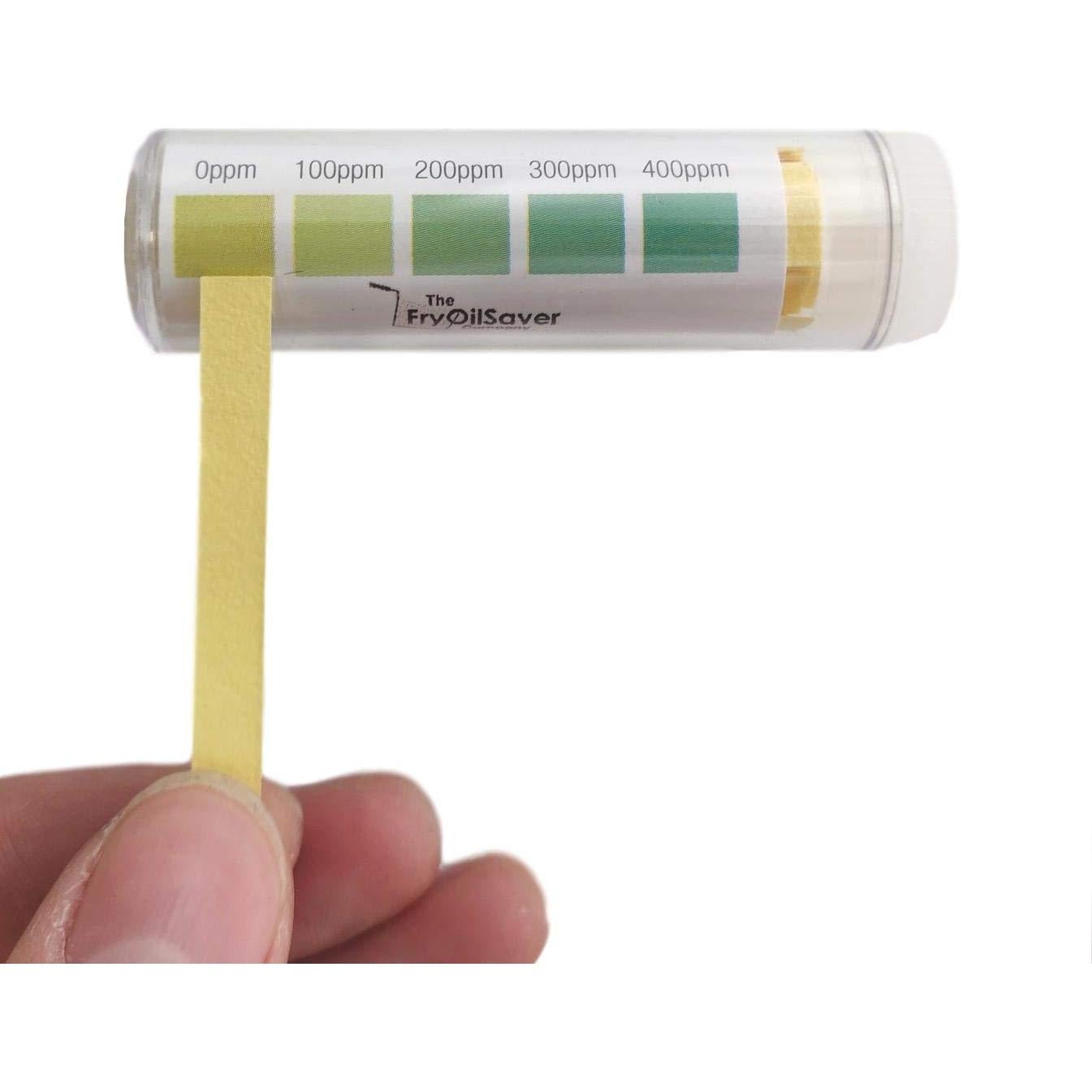 Kit de Prueba de Desinfectante FryOilSaver Co. 200 Tiras Cloro y Quat