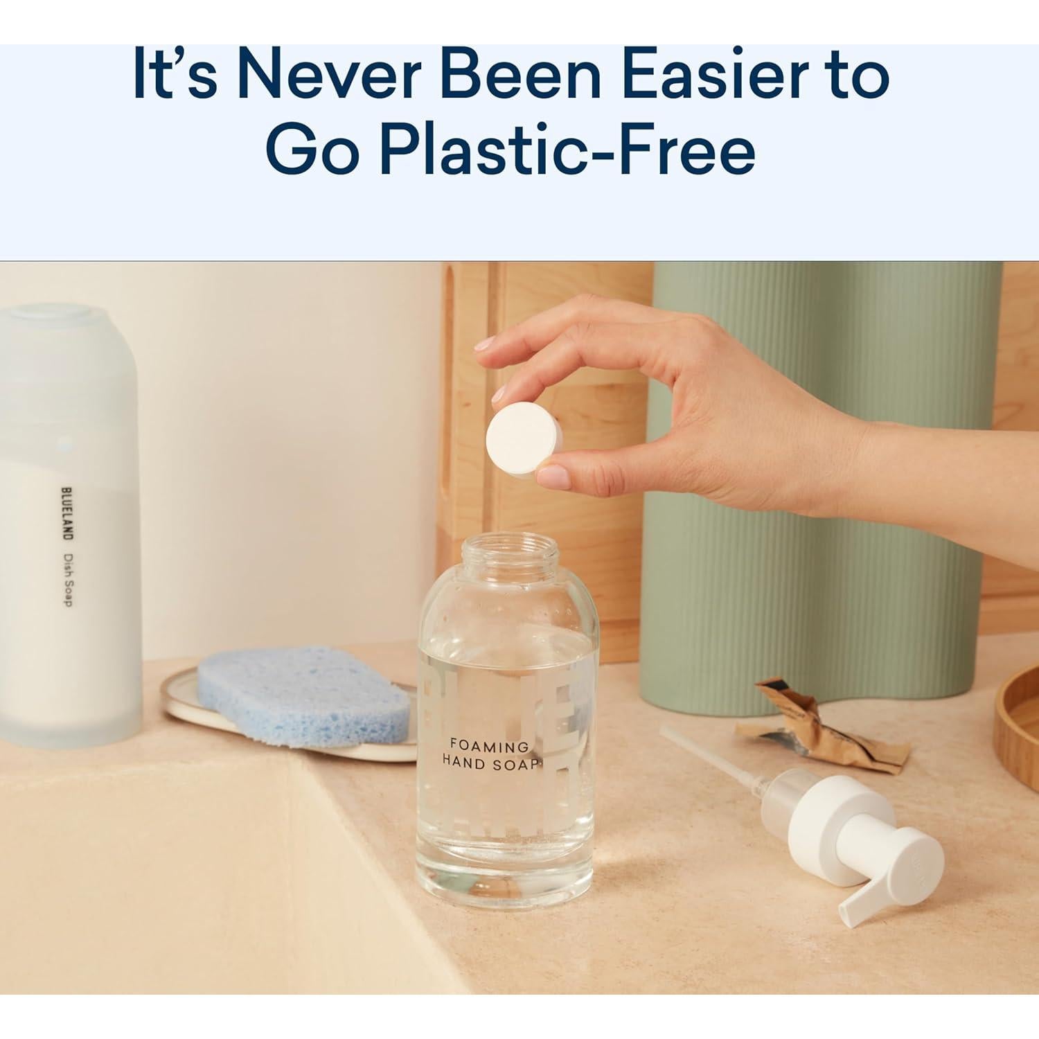 Set de Jabón de Manos Espumoso Blueland 1 Dispensador 4 Aromas