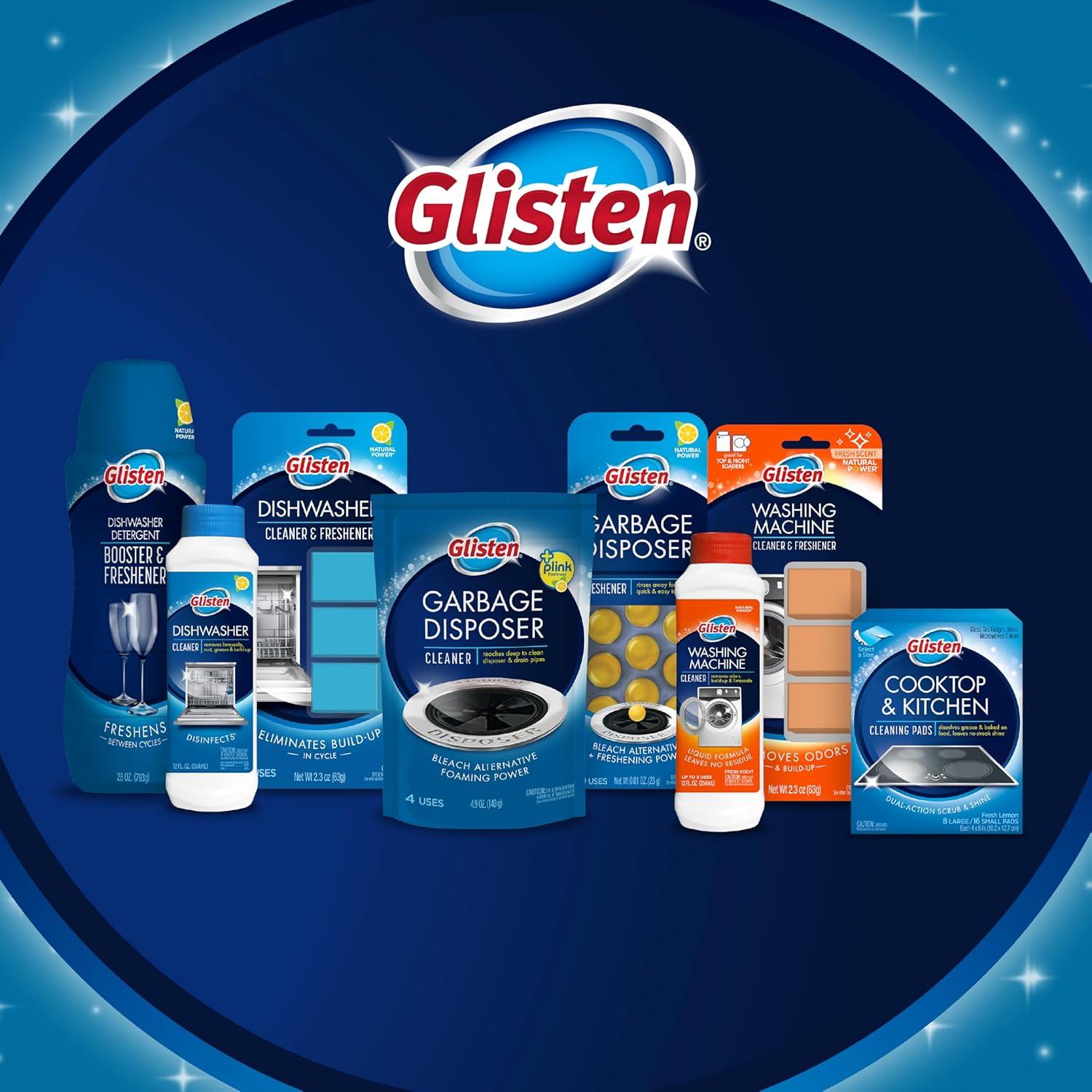 Ambientador Glisten para triturador de basura, 30 cápsulas limón