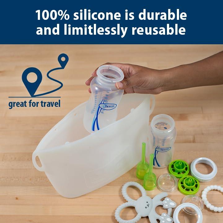 Bolsa Esterilizadora de Vapor Dr. Brown's 100% Silicona 250 mL