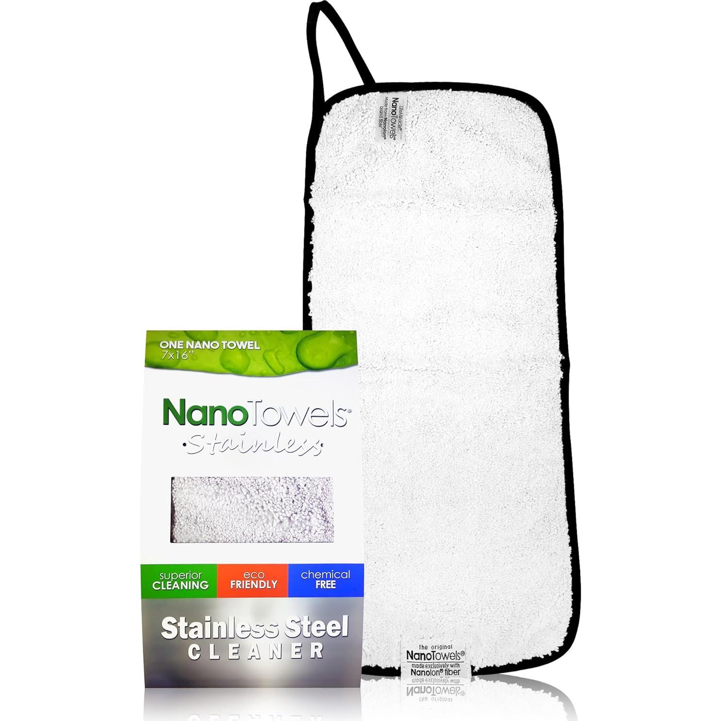 Paños Nano Limpiadores de Acero Inoxidable 3 Piezas 40x17 cm