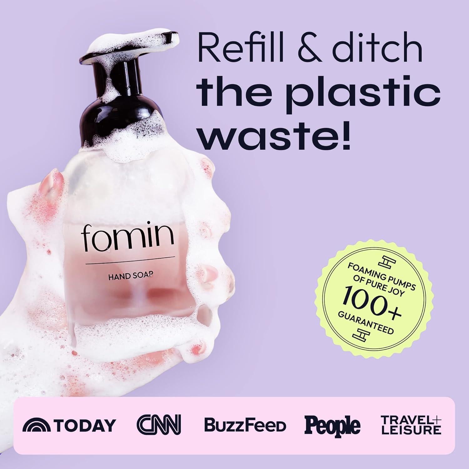 Tabletas de Jabón Espumoso FOMIN Magnolia Neroli - 16 Unidades