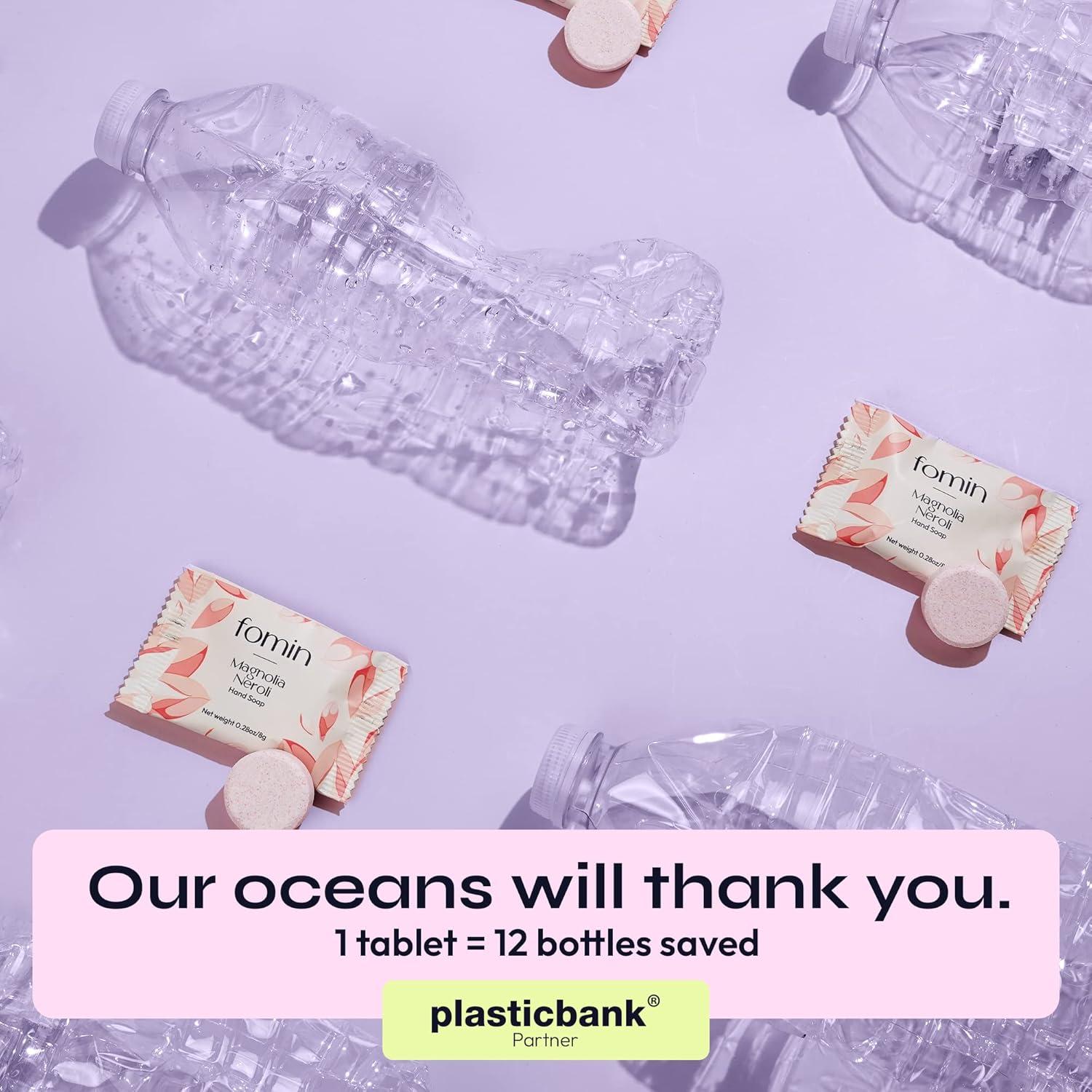 Tabletas de Jabón Espumoso FOMIN Magnolia Neroli - 16 Unidades