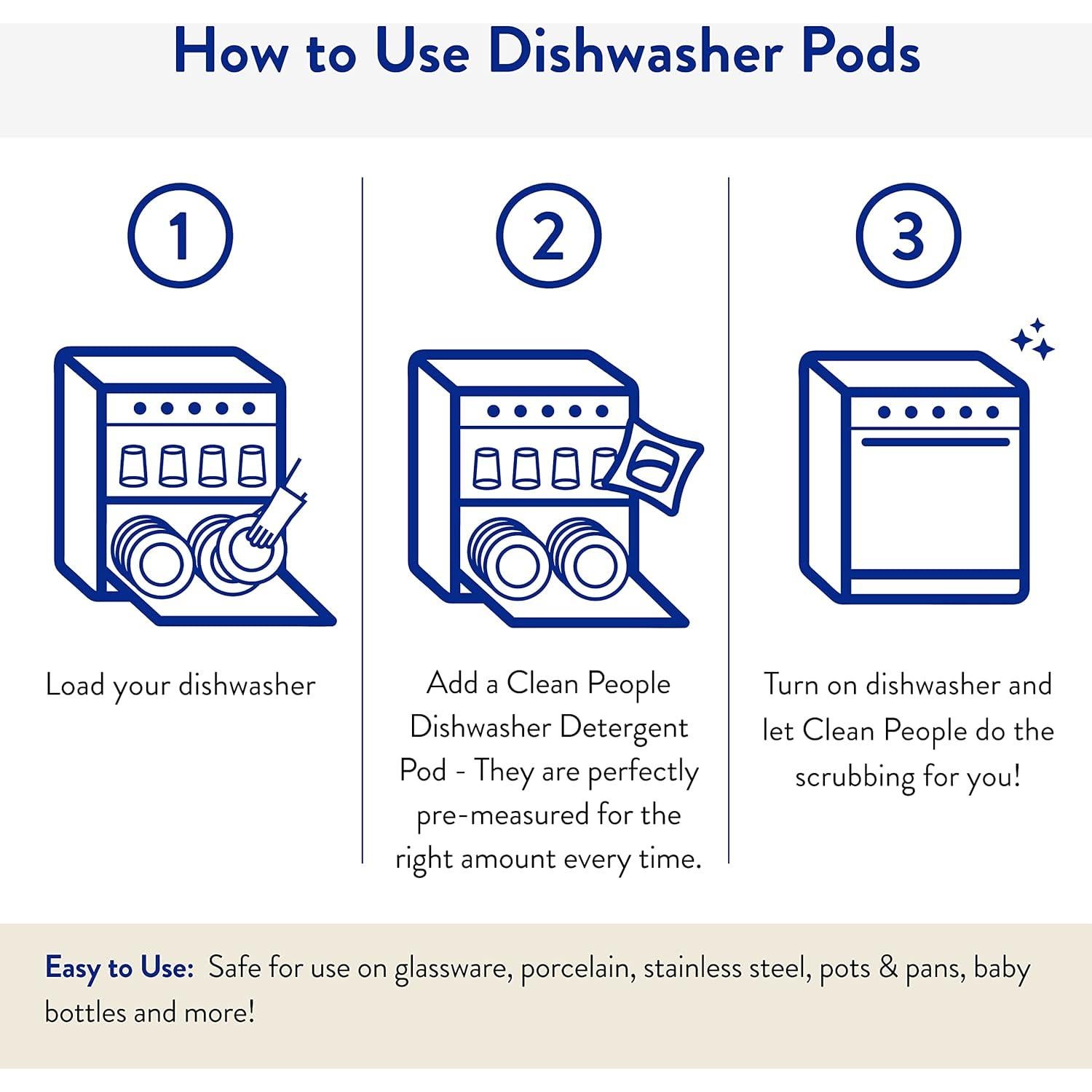 Cápsulas para Lavavajillas The Clean People - 120 Unidades