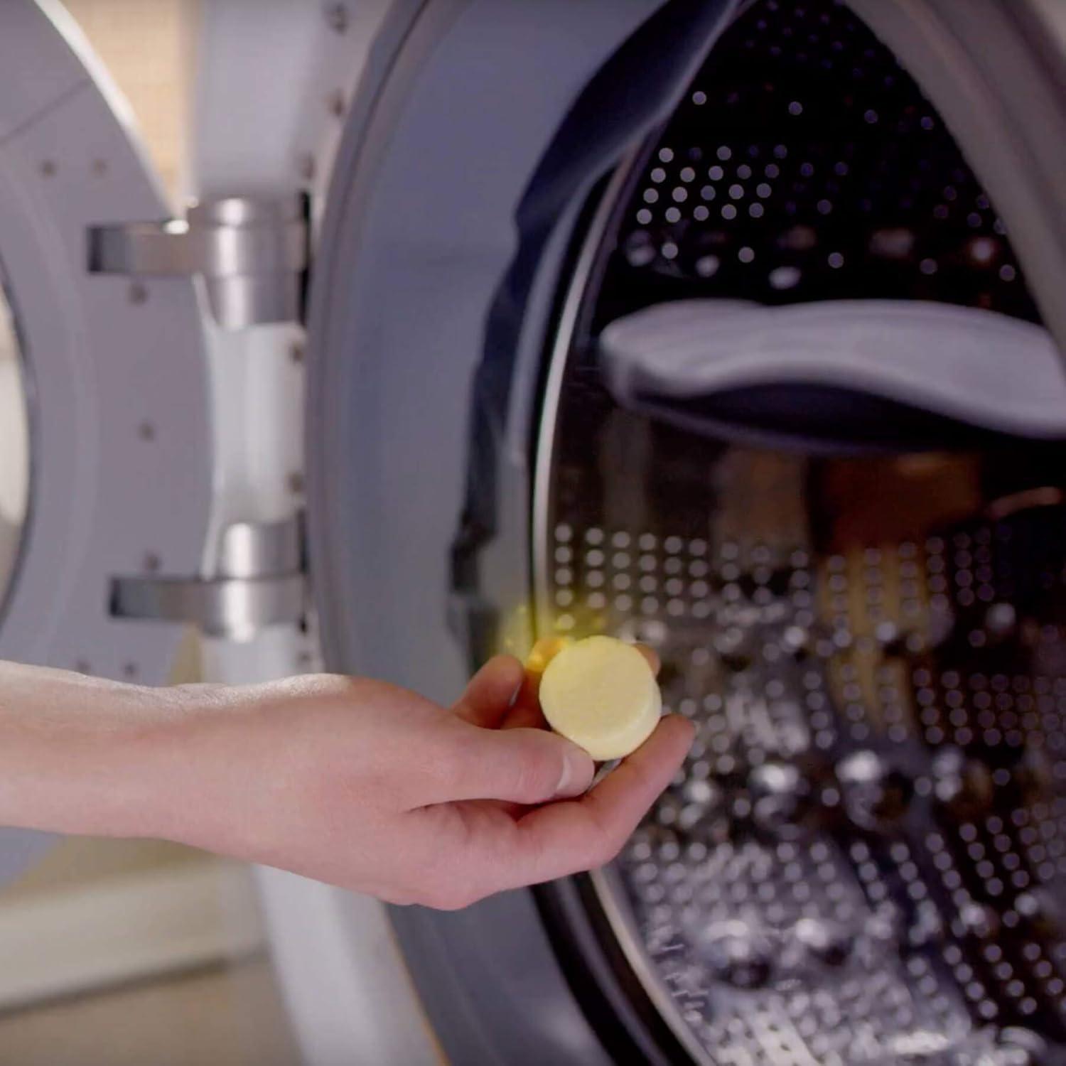 Aromatizante Compac Home Plink para Lavadora y Lavavajillas, Limón, Paquete de 4