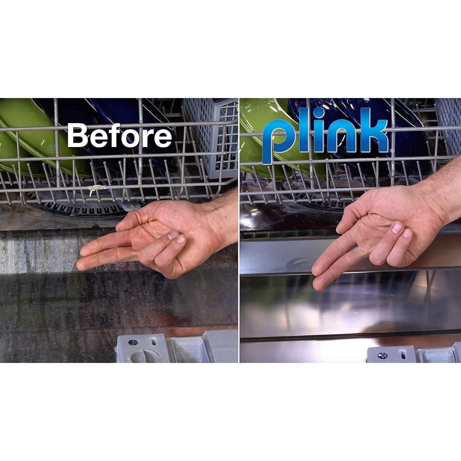 Aromatizante Compac Home Plink para Lavadora y Lavavajillas, Limón, Paquete de 4