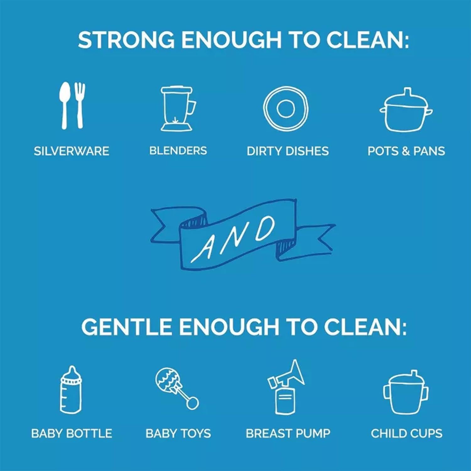 Detergente en polvo para lavavajillas Seventh Generation 2-Pack 1270g