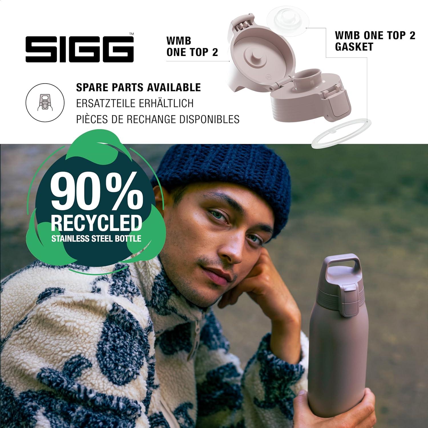 Botella de Agua Aislada SIGG Shield Therm 1L Acero Inoxidable