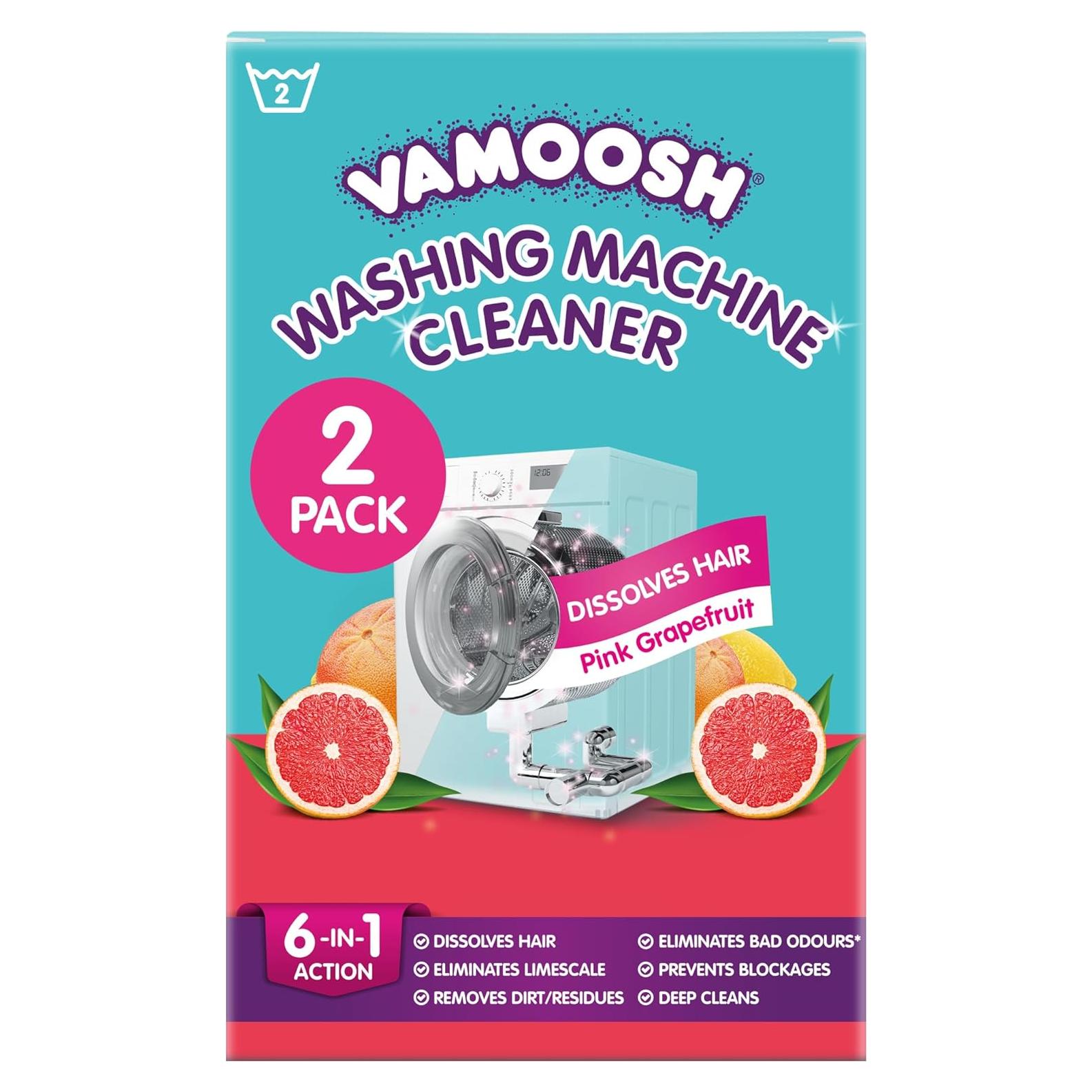 Limpiador de Lavadora Vamoosh 6 en 1 - Elimina Cabello y Sarro