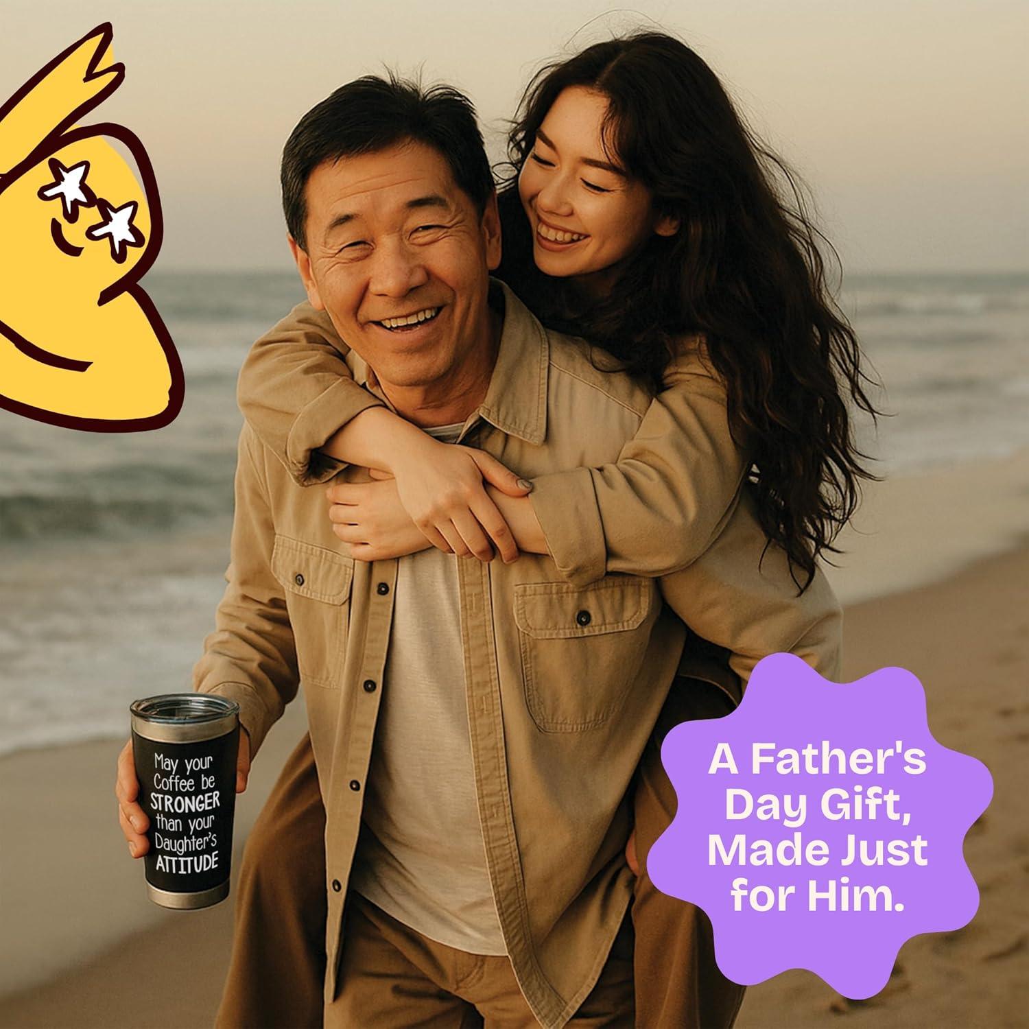 Vaso KLUBI 20oz Negro - Que Tu Café Sea Más Fuerte que Tu Hija