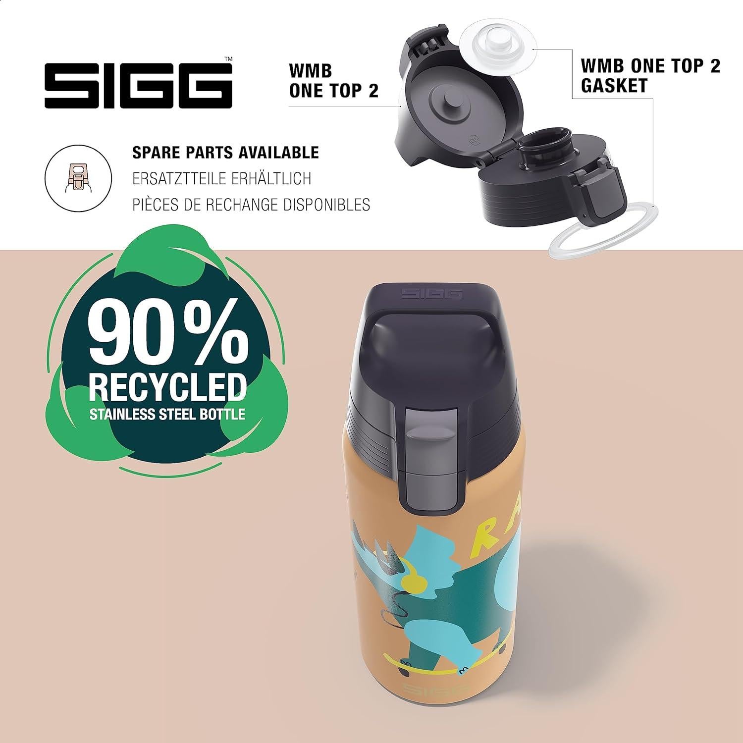 Botella Aislada para Niños SIGG Shield One Rawsome 0.5L