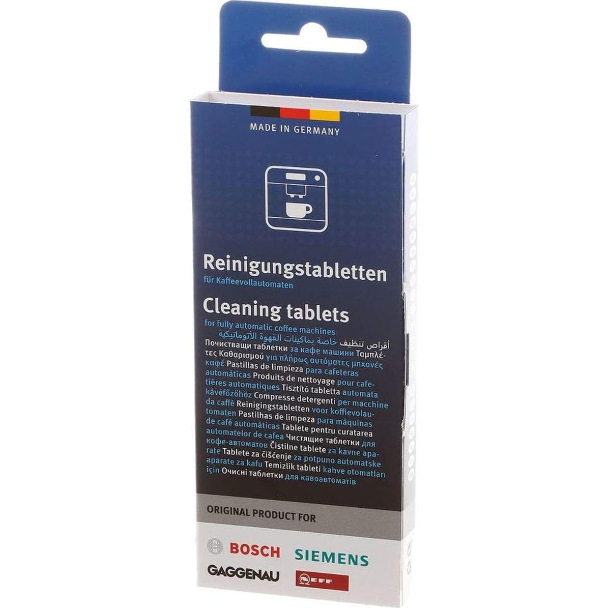 Tabletas de limpieza Bosch 311769 para máquina de café 10 unidades