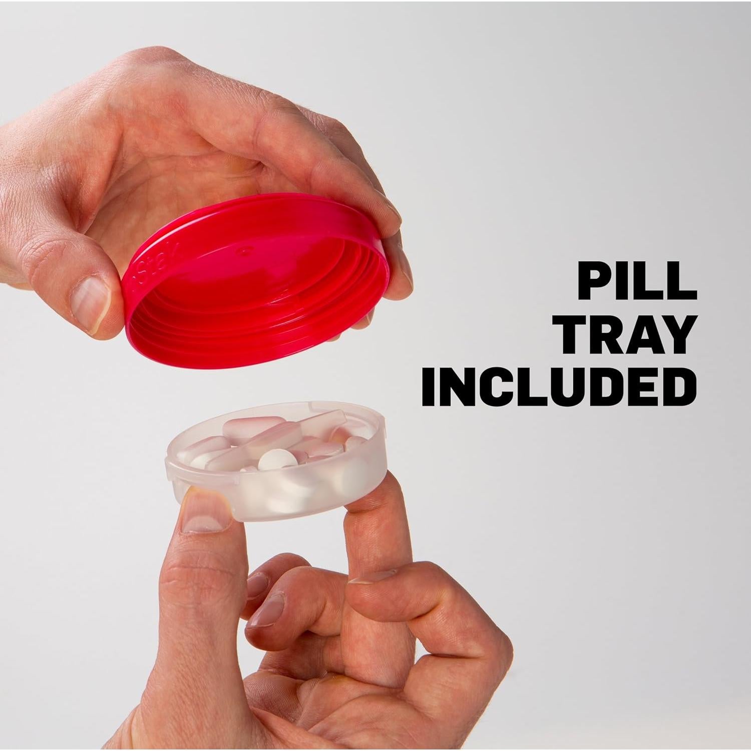 Frascos de Almacenamiento BlenderBottle ProStak 250cc 2-Pak Negro