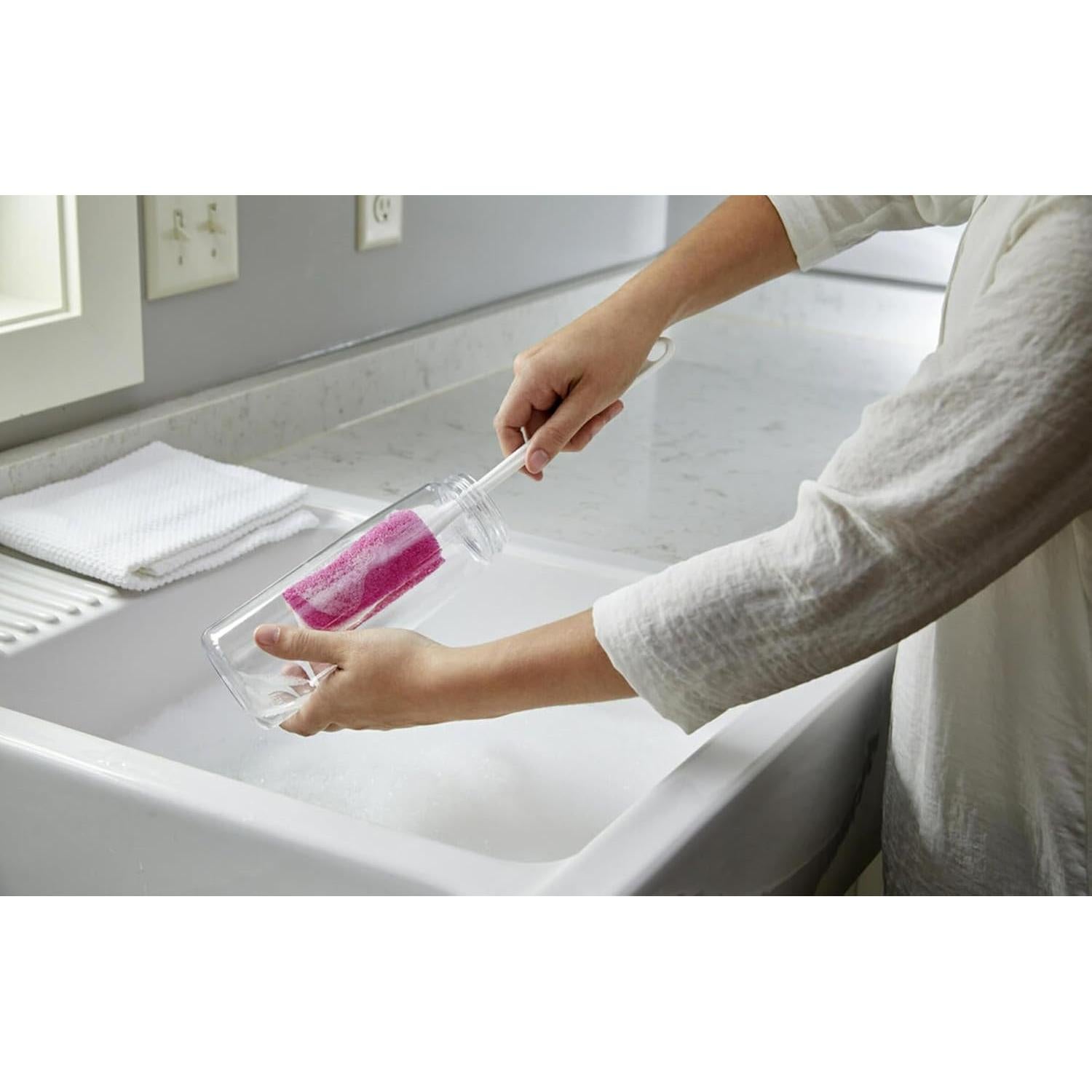 Esponja para Botellas Scotch-Brite 507, Limpieza Eficaz 30cm