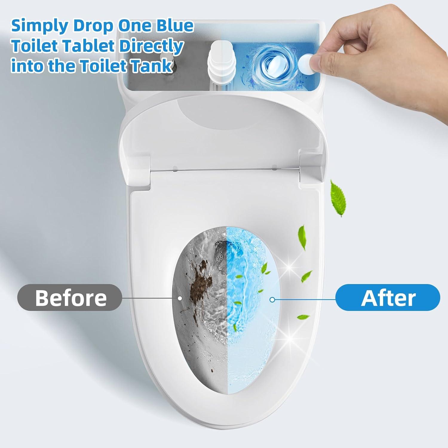 Tabletas Limpiadoras de Inodoro G · PEH 40 Unidades Eficientes